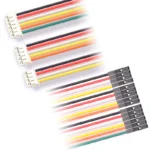 10PCS Dupont Line to SH1.0/MX1.25/ZH1.5/HY2.0/PH2.0/XH2.54 Cable 1P Female 2/3/4/5/6/P 20CM  26AWG 28AWG Jumper Wire - Image 6