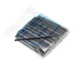 200PCS 1X40 PIN Single Row MALE 2.54MM PITCH 11MM LONG PIN Header connector Strip 1X40PIN 1*40 40p 40PIN (6 Colors) FOR PCB