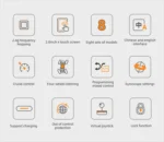 Hotrc DS-800 2.4Ghz 8CH FHSS Remote Controller F-08A F08A Receiver Color Screen For RC Model Car/Trawler/Fishing Boat Lawn mower - Image 11