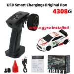 Rc Toys 1/43 RC Drift Car with Gyro Upgraded Ver 2.4G Remote Control Mini Drift Race Car 4WD Radio Control RC Toys Traffic Cones - Image 19