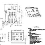 5/10PCS Nano-SIM Card Holder Push Type 7PIN Mini SIM Card Socket Nano Sim Card Connector ROHS Self-Projectile Gold Plating 7P - Image 11
