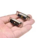 1pcs 11w1 30a Gold Plated Male Female High Current Connector d-sub Adapter Solder Type 10+1 Plug Jack 11 Position Hight Power - Image 4