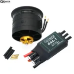 QX-MOTOR 90mm EDF 12 Blades Ducted Fan QF3748 3758 Brushless Motor 1000kv 1200kv 1450kv 1550kv CW CCW 100A 120A ESC For RC Jet