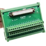 1pcs Db37 Male/Female Socket To Terminal Block Adapter Pcb Board D-Sub 37pin Connector Converter Din Rail Mounting - Image 5