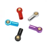 5Pcs Metal M3 Aluminum Link Tie Rod End Ball Joint for 1/10 RC Car Crawler AXIAL SCX10 D90 D110 Tamiya racing - Image 3