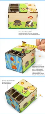 DIY Mouse Game Science and Technology Invention Hand-made Self-made Assembly Materials Science handmade toys physics toy - Image 13