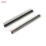 10PCS Double row MALE 2.54MM PITCH Right Angle PIN Header connector 2*2/3/4/5/6/7/8/9/10/16/20/40 PIN/P 2x/3/4/5/6/8/10/16/20/40 - Image 5