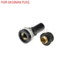 10pcs 6*30mm Black Glass Fuse Holder 6*30 Insurance Tube Socket Fuseholder For 6x30mm 6x30 - Image 3