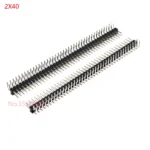 10PCS Double row MALE 2.54MM PITCH Right Angle PIN Header connector 2*2/3/4/5/6/7/8/9/10/16/20/40 PIN/P 2x/3/4/5/6/8/10/16/20/40 - Image 4
