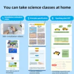 DIY Sunflower DIY Science Experiment Kit & Education Model Toy Physics Science Toys For Children Gift Toy Project - Image 10