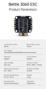 Aocoda-RC F460 V4 Stack F405 V4  Flight  Controller with 60A AM32 4 in 1 ESC for Rc FPV Racing Drone - Image 10