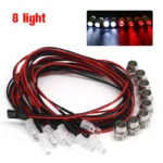 2 / 4 / 6 / 8 Lights 70cm Lenght RC LED Night Headlamps Headlights 3/5mm LED Light for Model Drift Crawler Car For RC Car - Image 10