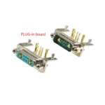 1PCS 7W2 30A Gold plated MALE FEMALE high current CONNECTOR D-SUB adapter solder type 5+2 plug jack high power 7 Power Position - Image 2