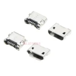 10PCS Micro USB 5pin 5.9mm DIP2 B Type With Curling/Flat Mouth Without Curling Side Female Connector For Mobile Phone Mini USB - Image 3