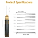 Prime Model Scriber with Blade Resin Carved Scribe line Hobby Cutting Tool Chisel 7 Replace Blades For RC Car Airplane - Image 3