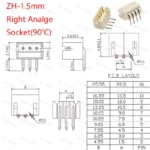 5Pcs JST-1.25mm ZH-1.5mm PH-2.0mm XH-2.54mm Male/Female Plug Connector With Wire 2/3/4/5/6/7/8/10P Pin Header Socket For Arduino - Image 27