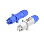 1pcs Powercon nac3fca+nac3mpa-1 Chassis Plug Panel Connector 3pins 250v Ac Power Male Plug + Female Socket Led Speakon Connector - Image 3