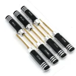 7pcs Titanium Plating Mini Precision Hex Screwdriver Tool Set  Allen Driver for RC Helicopter Drone Aircraft Model Repair Tools - Image 3