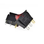 5PCS KCD3-101n 3PIN red Push Button with light rocker Switch ON/OFF   power switches 16A/250V 20A/125V 3 pin - Image 2