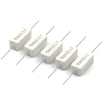 10PCS 5W Cement Resistor 0.1R ~ 10KΩ Ohm 0.1R 0.22R 0.25R 0.33R 0.5R 1R 10R 100R 0.22 0.33 1 10 100 1K 10K Ohm Cement Resistance - Image 10