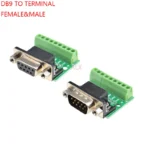 2PCS DB9 9PIN male female serial port connector to terminal adapter D-SUB COM RS232 TO RS485 converter BOARD terminal block - Image 5