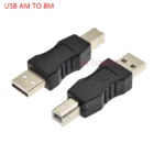 1/2/5PCS USB2.0 A Male & A Female to B Female Printer Print Converter Adapter Connector USB 2.0 Port Retail wholesale USB 2.0 - Image 4