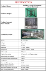 Mark4 V2 Mark 4 7inch 295mm / 8inch 367mm / 9inch 387mm / 10inch 427mm 3K Full Carbon Fiber TrueX Frame for FPV Camera Kit Done - Image 12