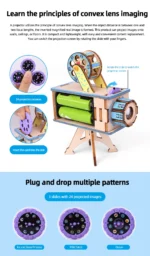 DIY Projector DIY Science Experiment Kit & Education Model Toy Physics Science Toys For Children Gift Toy Project - Image 8