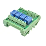 4 Channels relay module DIN Rail Mount SRD-05VDC-SL-C SRD-12VDC-SL-C SRD-24VDC-SL-C 10A 5V 12V 24V DC PNP NPN  1NO 1NC - Image 2