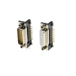 1PCS 3U Gold Plated Solid Pin DR15 MALE feMALE PCB Mount serial port CONNECTOR RIGHT ANGLE D-Sub COM CONNECTORS 15pin Adapter - Image 2