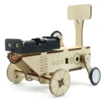 DIY Reptile Robot Electric Wooden Science Experiments Toys for Children Educational Handmade Assemble Toys Boys Girls - Image 2
