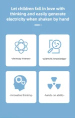 DIY Hand Flashlight DIY Science Experiment Kit & Education Model Toy Physics Science Toys For Children Gift Toy Project - Image 8