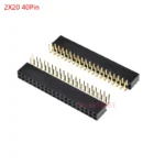 10Pcs 2*2/3/4/5/6/8/20/40 Pin Double Row Right Angle Female Pin Header 2.54mm Pitch Strip Connector Socket 2x3p/4p/6p/8p/20p/40p - Image 8