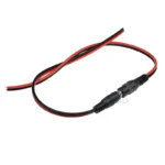 10PCS 5.5*2.1MM DC POWER MALE + FEMALE PLUG CABLE 5.5X2.1 CONNECTOR with wire for CCTV Security Camera LED Power Plug 29CM - Image 3