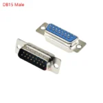 5Pcs DB9 DB15 DB25 DB37 Hole/Pin Female/Male Blue Welded Connector RS232 serial port socket DB D-SUB adapter 9/15/25/37 pin - Image 12