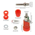 10PCS Binding Posts Terminals JS-910B 4mm Banana Plug Socket 2 Colors: Red,Black 4mm Terminal Connector For Amplifier Arduino - Image 22