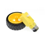 1SETS TT MOTOR 130 WITH THE WHEEL Smart Car Robot Gear Motor  FOR ARDUINO DC3V-6C DC Slow down GEAR motor 1PCS + 1pcs 65MM WHEEL - Image 4