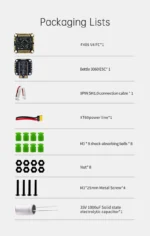 Aocoda-RC F460 V4 Stack F405 V4  Flight  Controller with 60A AM32 4 in 1 ESC for Rc FPV Racing Drone - Image 11