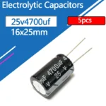 25V4700UF 16x25mm Aluminum Electrolytic Capacitor 25v 4700uf 4700uf25v 25v4700mf 4700mf25v 25v4700MFD 4700MFD 25wv 25Volt - Image 2