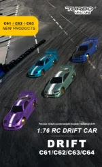Turbo Racing 1:76 C61 C62 C63 C64 Drift RC Car upgraded version With Gyro Full Proportional Remote Control RTR Kit - Image 11