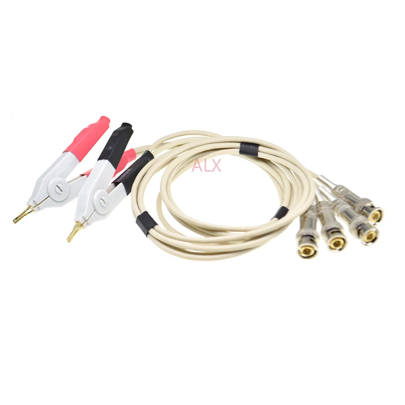 S86c22436ea524dc985d7bdbc9723ebf3J.webp 70CM LCR Meter Test Leads / LCR test Clip / Terminal Kelvin Test Line with 4 bnc port/wire cable - Image 1