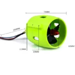 DC 12V-24V 20A Underwater Jet Boat 4 Blade CW CCW Thruster Engine for DIy Rc Robot Decoy Nest Boat Submarine Motor - Image 12