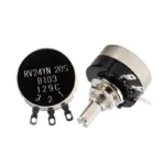 RV24YN20S 1Set(3PCS) Carbon Film Potentiometer 1K 2K 5K 10K 20K 50K 100K 1M Ohm Single Rotary Taper With A03 Knob With Dial - Image 4