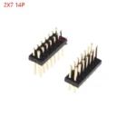 10PCS dip 2*2/3/4/5/6/7/8/9/10/12/16/20/40/ PIN double row male PIN HEADER 1.27MM PITCH Strip Connector 2X/6/8/10/20 - Image 4
