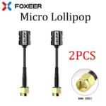 2pcs FOXEER Micro Lollipop V4 High Gain Antenna 5.8G 2.5DBi Omni RHCP SMA/RP-SMA/Angle /Straight MMCX/UFL Super Mini VTX Antenna - Image 12