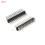 10PCS Double row MALE 2.54MM PITCH Right Angle PIN Header connector 2*2/3/4/5/6/7/8/9/10/16/20/40 PIN/P 2x/3/4/5/6/8/10/16/20/40 - Image 13