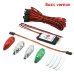 Simulation Navigation Light 2-3S Voltage 3V LED Six modes for RC fixed-wing Aircraft Ducted Like real machine - Image 7