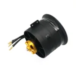 QX-MOTOR 80mm EDF with QF3748 3748 Metal Brushless Motor 1000KV CW CCW 12 blades Ducted Fan fit 80A ESC for Jet  RC Airplane - Image 15