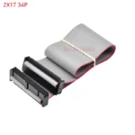 2pcs 2.54mm Pitch Fc-6/8/10/14/16/20/40/50 Pin 30cm Jtag Isp Download Cable Gray Flat Ribbon Data Cable For Dc3 Idc Box Header - Image 6