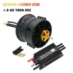 QX-MOTOR 90mm EDF 12 Blades Ducted Fan QF3748 3758 Brushless Motor 1000kv 1200kv 1450kv 1550kv CW CCW 100A 120A ESC For RC Jet - Image 9